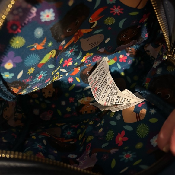 Loungefly Encanto Colorful Cartoon Backpack like new new without tags - Picture 6 of 6